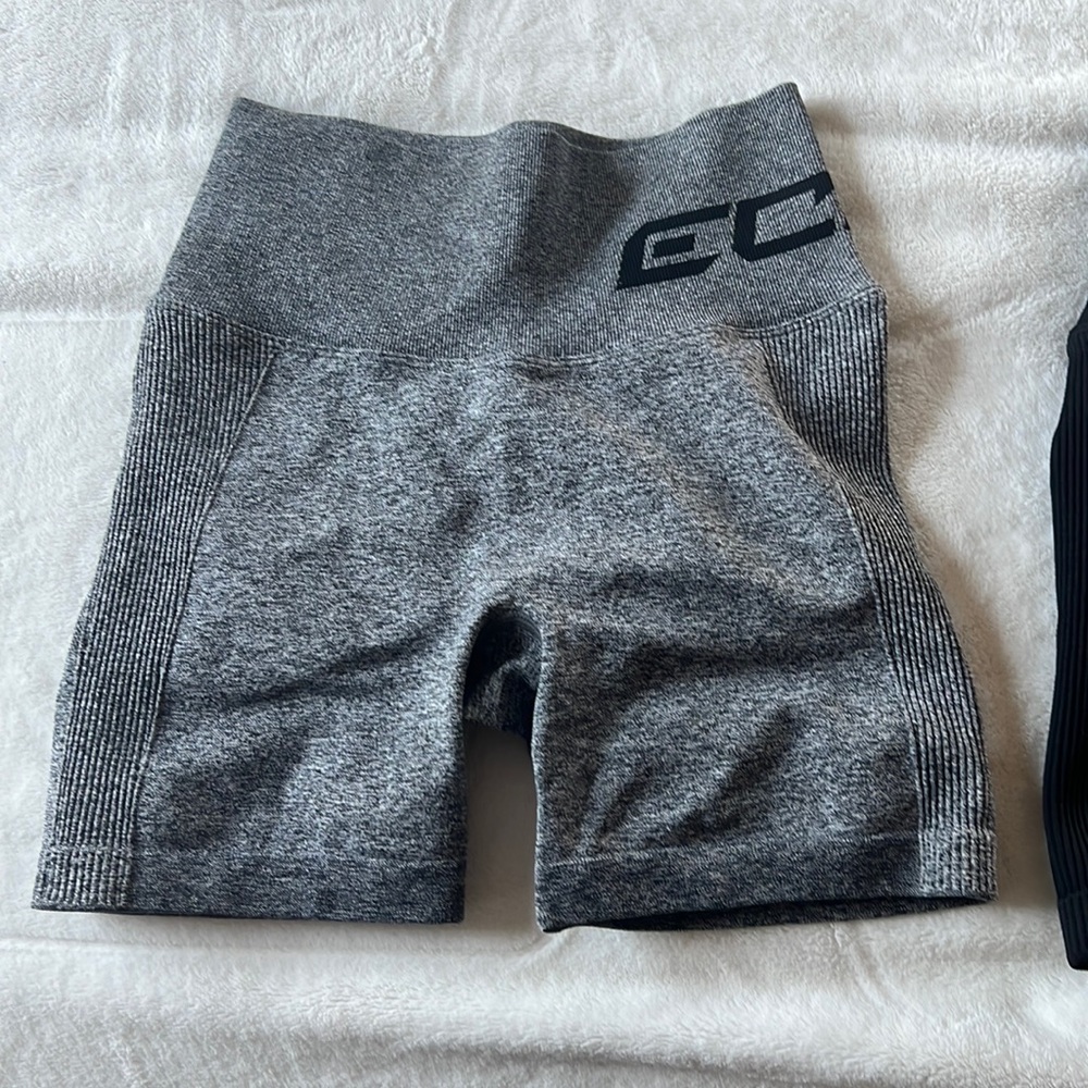 Selling two pairs of ECHT booty scrunch shorts size xs